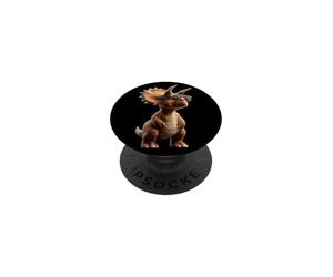 Triceratops Dinosaurio I Love Dinosaurs Cute Triceratops PopSockets PopGrip Adhesivo