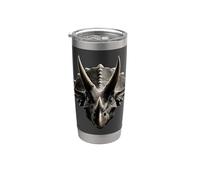 Triceratops Dinosaurio I Love Dinosaurs Cute Triceratops Vaso térmico de acero inoxidable de doble pared