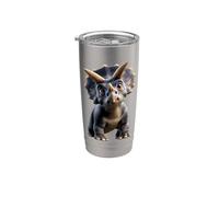 Triceratops Dinosaurio I Love Dinosaurs Cute Triceratops Vaso térmico de acero inoxidable de doble pared