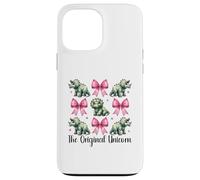 Triceratops Dinosaurio niña Coqueta Arco el Unicornio Original Carcasa para iPhone 13 Pro MAX