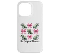Triceratops Dinosaurio niña Coqueta Arco el Unicornio Original Carcasa para iPhone 14 Pro MAX