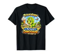 Triceratops Mi Dinosaurio Favorito Camiseta