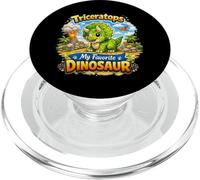 Triceratops Mi Dinosaurio Favorito PopSockets PopGrip para MagSafe