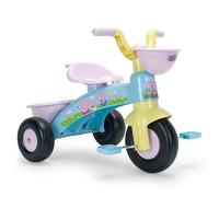 Triciclo Bebe 1 Año 2 Años 3 Años Trico MAX Peppa Pig - Triciclo Infantil para Niños y Niñas - Triciclo Ligero con Pedales + Cesta Delantera y Trasera Portaobjetos - INJUSA
