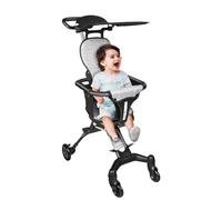 Triciclo Bicicleta Infantil con Espacio de Almacenamiento, Parasol, Triciclo Explorer 4 en 1 - Triciclo Plegable y Evolutivo en Bicicleta de Equilibrio para Niños Pequeños de 10 Meses a 5 Años - 30 x