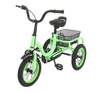 Triciclo de 12 pulgadas de velocidad única para bicicleta de carga de 2 a 5 años de edad, moderna bicicleta de 3 ruedas con cesta de la compra, bicicleta de la compra de ciudad, altura ajustable del