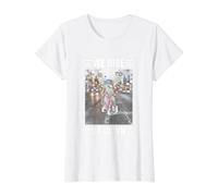 Triciclo de Mapache We Ride At Dawn Funny Retro Animal Camiseta gráfica económica, Mujer, Blanco, S