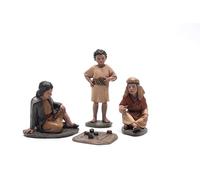 Triciclo Editores Niños |Figuras de Belén |Serie 11cm| Diseñadas por José Luis Mayo |Decoración Navideña |Nacimiento (Conjunto Niños Jugando)