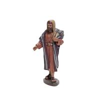 Triciclo Editores Pastor con Mochila | Figuras Pastores del Camino |Figuras de Belén |Serie 11cm| Diseñadas por José Luis Mayo |Decoración Navideña |Nacimiento