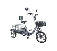 Triciclo eléctrico Cysum T1 Pro: motor de 48 V y 250 W, batería de 48 V y 22 Ah, neumáticos de 16 x 2,3 pulgadas