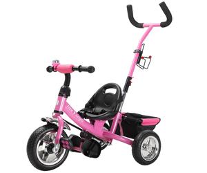 Triciclo evolutivo Free Angel metal rosa asa control padres