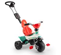 Triciclo Evolutivo Infantil Fisher-Price Sport Baby - Triciclo para Niños 2 Años 3 Años - Mango Dirección Parental + Reposapiés y Cesta Porta-Objetos - Triciclo Infantil con Licencia Oficial - INJUSA