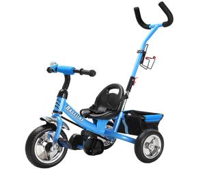 Triciclo evolutivo Raceline metal azul asa control padres