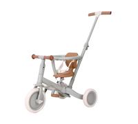 Triciclo Infantil 4 en 1 Little Dutch con barra verde
