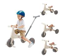 Triciclos para Niños,4 en 1 Una Bici Multifunción,Adecuado para niños de 12-24 Meses,Triciclo,Bicicleta,Carro de Equilibrio,Caminante, con Pedales Desmontables, Asiento y Manillar Ajustables