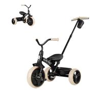 Triciclos para niños de 2 a 6 años, bicicleta 2 en 1 para niños con asas de empuje ajustables y extraíbles, bicicleta de empuje con cesta de almacenamiento de juguetes para niños y niñas, regalo de