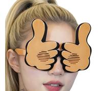 Trick Glasses - Sunglasses, Prank Toy Costume Eyewear,Holiday Eyeglasses | For Home, School, Travel, Carnival, Halloween, April Fool's Day, Birthdays, Family Nights, Friend Gatherings, Themed Parties