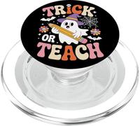 Trick or Teach Boo Divertido Profesor de Halloween PopSockets PopGrip para MagSafe