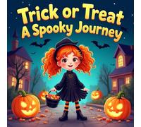 Trick or treat A Spooky journey bookfor kids : A Fun Witch Adventure Storybook forKids Ages 4-10 with GoblinsTrick-or-Treating, and SpookyFun