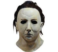 Trick or Treat Disfraz Máscara Adulto Unisex Halloween Látex Color Blanco
