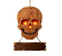 Trick Or Treat Door Sign | Wooden Halloween Door Hanger Sign