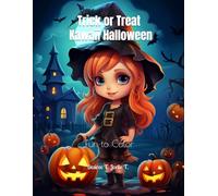 Trick or Treat Kawaii Halloween: Fun to Color