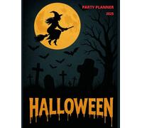 Trick-or-Treat Party Planner: Family & friends event organizer with shopping lists, allergy notes, menu planning, invitations, and cleanup tracker.