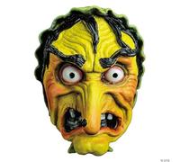Trick Or Treat Studios MATT164 - Máscara de bruja de látex verde de la Cámara de los Horrores, talla única