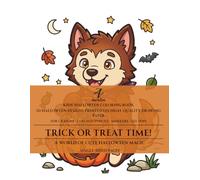 Trick or Treat Time!: A Kids' Halloween Coloring Book with 50 Cute Trick-or-Treat Designs (AuraZen Spooky Coloring Adventures)