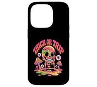Trick or Trip T-Shirt - Psychedelic Skull Groovy Halloween Carcasa para iPhone 14 Pro
