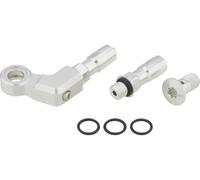 Trickstuff Conjunto de conexión de línea Beta Kevlar ángulo/recto 6 mm gris one_size