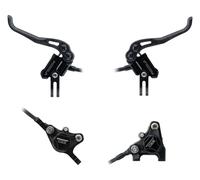 Trickstuff Juego de frenos de disco Piccola Carbon delantero+trasero Flatmount / negro