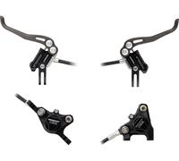 Trickstuff Juego de frenos de disco Piccola Carbon delantero+trasero Flatmount / negro