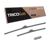 TRICO Gold™ (18-2618) 26 & 18 Inch Pack of 2 Automotive Replacement Windshield Wiper Blades for My Car Super Premium All Weather Beam Blade for Select Vehicle Models