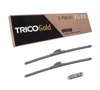 TRICO Gold 21" + 21" Premium Automotive Replacement Windshield Wiper Blades (Set of 2), Passenger and Driver Side All-Weather Beam Wiper Blades for Select Vehicle Models
