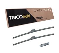 TRICO Gold 22" + 22" Premium Automotive Replacement Windshield Wiper Blades (Set of 2), Passenger and Driver Side All-Weather Beam Wiper Blades for Select Vehicle Models
