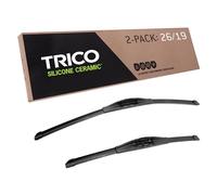 TRICO Silicone Ceramic (90-2619) & Inch Pack of 2 Automotive Replacement Windshield Wiper Blades For My Car, Ceramic Coated Silicone Super Premium All Weather Beam Blade for Select Vehicle Models