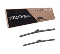 TRICO White 22" + 21" Extreme Weather Premium Winter Automotive Replacement Windshield Wiper Blades (Set de 2), Passenger and Driver Side All-Weather Beam Wiper Blades for Select Vehículo Models