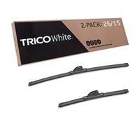 TRICO White 26" + 15" Extreme Weather Premium Winter Automotive Replacement Windshield Wiper Blades (Set de 2), Passenger and Driver Side All-Weather Beam Wiper Blades for Select Vehículo Models