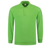 Tricorp 301005 - Sudadera con cuello y cintura informal, 60% algodón peinado, 40% poliéster, 280 g/m², lima, talla 5XL