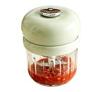Tricorte eléctrico para ajo, picadora de carne eléctrica para alimentos, portátil para alimentos, para casa, camping, restaurante, cocina, apartamento, pícnic, ensalada, ajo