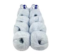 Tricot Cafè - Big Mohair - ovillo de lana mezclada ideal para la confección de prendas para bebés y niños fibra sensible a diferentes temperaturas Azul Baby 5 Made in Italy