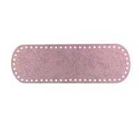 Tricot Cafè - Fondo cartera - Fondo para carteras ideales para trabajar con ganchillo en piel y eco-piel pensados para crear carteras a ganchillo artesanal 36X12cm 1pz rosa antiguo
