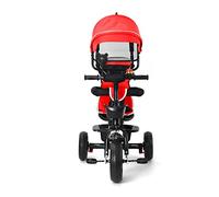 Tricycle Niños Escalable Bastón y Parasol Plegable ExtraíbleTriciclo Evolutivo Bebé 4 en 1, Bicicleta para niños, Capota Impermeable con Filtro UPF 50+, 4 en 1 (Rojo Grande)