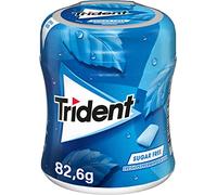 TRIDENT Chicles Grageas Sabor Menta Sin Azúcar, Bote 82,6g