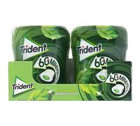 Trident Hierbabuena- Chicles sin Azúcar con Sabor a Hierbabuena- 6 Botes de 72 g