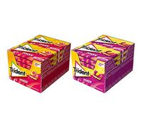 Trident Max Melocotón y Sandía - Chicles sin Azúcar con Sabor a Melocotón y Sandía- Paquete de 12 Envases de 23 g & Max Raspberry Lemon- Chicles sin Azúcar con Sabor a Frambuesa y Limón