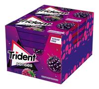 Trident Senses Chicles sin Azúcar con Sabor berry 23G*12