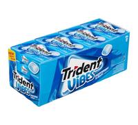 Trident Vibes Menta, Chicles Sin Azúcar, Pack 16 uds