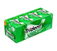 Trident Vibes Spearmint - Pack de 16 Paquetes de Chicle Sin Azúcar (Vibes Spearmint)